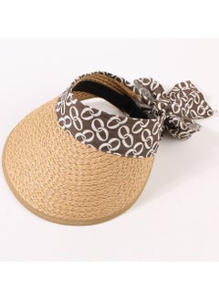 Buy New Fashion Bowtie Straw Hat in UAE