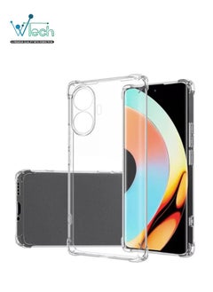 Buy TPU Anti Shock Bumper Corner Case Cover For Realme 10 Pro+ 5G Clear in UAE