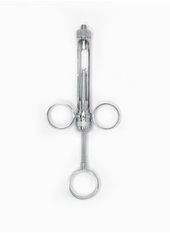 Buy Stainless Steel Crescent Syringe - 1.8mL Capacity with Reusable and Autoclavable in UAE