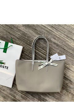 Buy LACOSTE Handbag Grey in Saudi Arabia