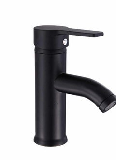 Buy Tap Black Bathroom Faucet Stainless Steel Basin Mixer Bathroom Accessories Black Tap Sink Basin Mixer Tap for Home Kitchen, Short Pattern in Saudi Arabia