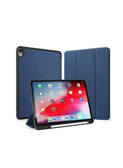 Buy Hybrid Slim Case Combo Samsung Galaxy Tab S8 Plus 2022/S7 FE 2021/S7 Plus 2020 12.4 Inch with S Pen Holder, Shockproof Cover, Auto Wake/Sleep BLUE in UAE