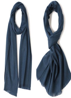 Buy Warm Solid Short Beard Wool Scarf in UAE