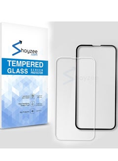 Buy 2 Pack  Tempered Glass Screen Protector For iPhone 13 Pro Max 6.7 Inch Clear in UAE