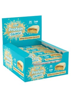 Buy Protein Crunch Bar - White Chocolate Caramel - (12 pieces) in Saudi Arabia