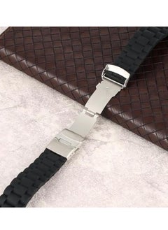 اشتري Apple Watch Band49mm 45mm 44mm 42mm Watch Strap Band Waterproof Watches Band With Stainless Steel Buckle - Black في مصر