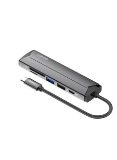 اشتري محطة إرساء متعددة الوظائف LDNIO DS-56H USB-C PD100W USB-C Type-C إلى PD3.0 HDMI USB2.0 SD TF منفذ بيانات في مصر