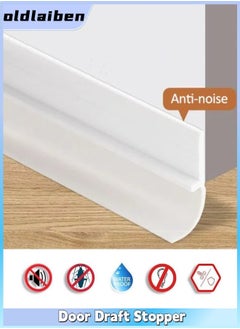 Buy Door & Window Seal, Door Draft Stopper, Door Bottom Soundproofing Sticker, Self-adhesive Seal for Door Frame, For wind and dust insulation, sound insulation and heat insulation（White） in Saudi Arabia