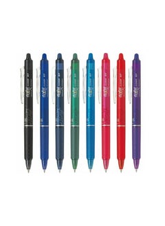 Buy 8-Piece Frixion Clicker Erasable Ball Pen 0.7mm Tip Multicolour in UAE