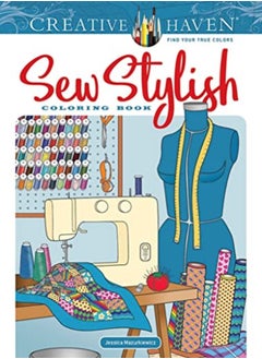 اشتري Creative Haven Sew Stylish Coloring Book في الامارات