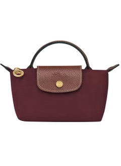 Buy Longchamp Women's Mini Handbag Makeup Bag Shoulder Bag Burgundy Classic 34175089P87 in UAE