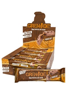 Buy Grenade High Protein Bar Low Sugar Fudged Up Flavor pack Of 12 in UAE