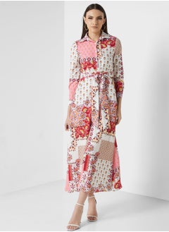 Buy Abstract Print Dress in UAE