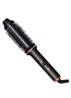Buy Multifunctional Hot Air Brush Hair Straightener 2 In 1 Portable Hair Dryer Curling Wand Straight Clip in Saudi Arabia