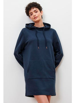 اشتري Women Plain Sweater Dress, Navy في الامارات