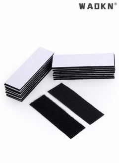 Buy Heavy Duty Mounting Tape Double-Side Reclosable Hook Loop Strips Tape Sticky Fastener Waterproof Indoor Outdoor Use for Holds Picture Frame and Tools (15Pack- 3x10cm) in Saudi Arabia