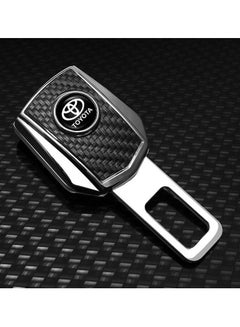 Buy TOYOTA Logo Seat Belt Buckle Seat Belt  Clip Premium Quality 1 Pcs in Saudi Arabia