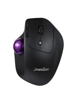 اشتري Perimice720 Wireless Ergonomic Trackball Mouse With Adjustable Angle Black (11449) في السعودية