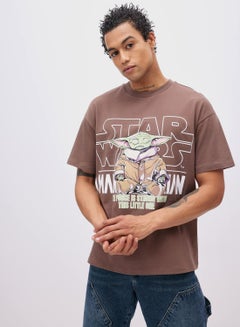 Buy Oversize Fit Star Wars Licensed Crew Neck Printed in UAE