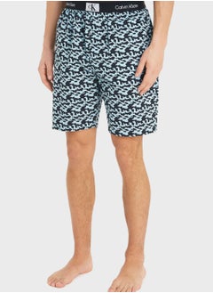 Buy Logo Band Sleep Shorts in UAE