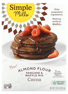 Buy Almond Flour Pancake & Waffle Mix Cocoa 10 oz (283.5 g) in UAE