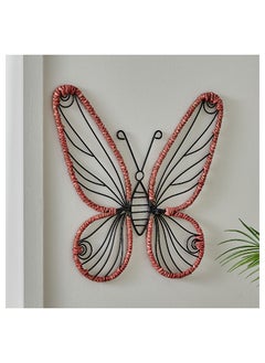 اشتري Splendid Metal Butterfly Hanging Decor 43 x 0.5 x 38 cm في الامارات