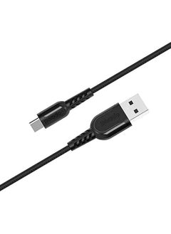 Buy Metal Braided Type-C Cable 1.2m - Black in UAE