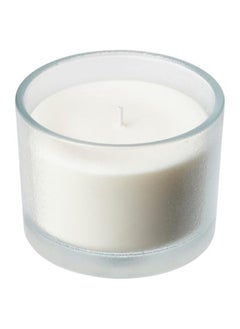 Buy Scented Candle In Glass  Scandinavian Woods White  50 Hr in Saudi Arabia