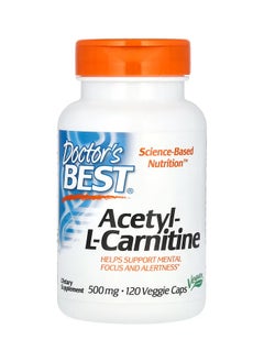 Buy Acetyl-L-Carnitine 1,000 mg 120 Veggie Caps 500 mg per Capsule in Saudi Arabia