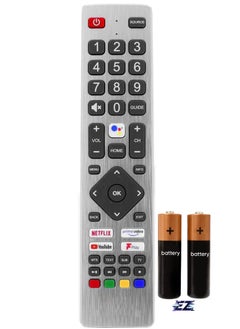 اشتري Replacement Remote Control for Sharp Aquos TV SHW/RMC/0134 SHWRMC0134 with battery في الامارات