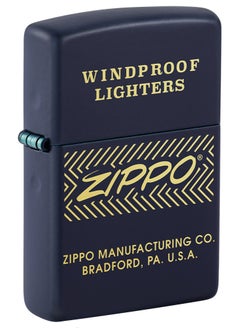 اشتري Zippo 48708 239 Windproof Lighter Design Navy Matte Windproof Lighter في الامارات