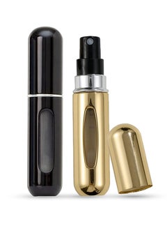 Buy KAYZON Refillable Perfume Atomiser, 5ml Mini Travel Perfume Bottle Portable Perfume Spray Bottles for Trip, Handbag Purse Luggage (2 Packs) in Egypt