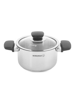 Buy Kappa 18L Casserole, Silver & Black - 16X9 Cm in UAE