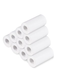 Buy Thermal Paper Roll 57*30mm Printing Paper for Label Printer Kids Instant Camera Refill Print Paper, Pack of 10 Rolls in UAE