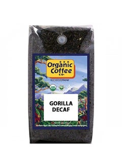 Buy The Organic Coffee Co. Whole Bean Coffee - Gorilla Decaf (2lb Bag), Medium Roast, Swiss Water Processed, USDA Organic in UAE