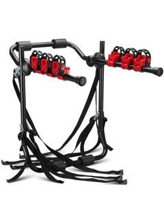 اشتري LOMS Bicycle Car Trunk Rack Bike Carrier for 3 Bicycles，Double Foldable Rack في الامارات