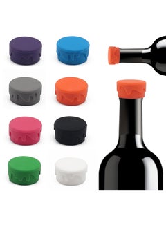 Buy Wine Stoppers, 16Pcs Reusable Silicone Wine Corks, Silicone Wine Bottle Stopper, Glass Corks Beverages Beer Champagne Bottles For Corks To Keep Wine Fresh in UAE