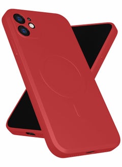 اشتري Protective Phone Case for iPhone 11 Compatible with MagSafe, Red في الامارات