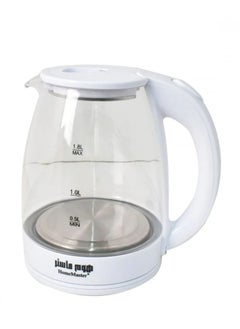 Buy Home Master Glass Water Kettle 1.8 Liters in Saudi Arabia