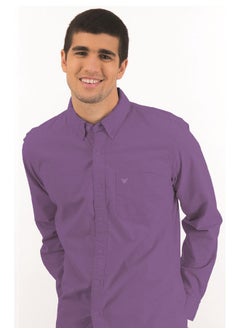 Buy Coup Basic Shirt For Men - Regular Fit - Purple in Egypt