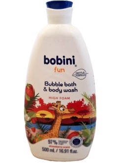 Buy Fun Bubble Bath & Body Wash – High Foam – Strawberry Scent 500ml in Egypt