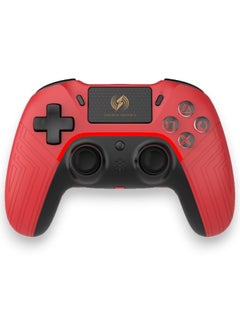 Buy LOG Wireless Controller For PS4, PS3, PC, iOS, Android - Red in Saudi Arabia