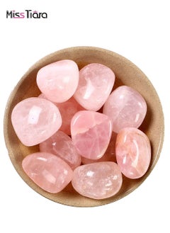 Buy 500g Polished Natural Aromatherapy Stones Bulk Rose Quartz Mineral Pink Quartz Crystal Stone Aromatherapy Stones Home Decor Reiki Crystal Therapy Decoration Aromatherapy Crystal Stones Comes With Excl in UAE