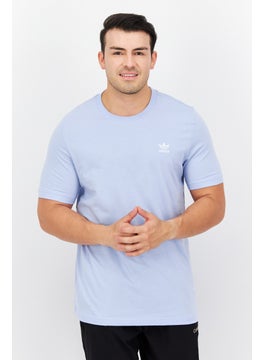 Buy Men Sportswear Fit Short Sleeve Training T-Shirt, Light Blue in Saudi Arabia