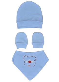 Buy Bib And Gloves And Hat Set For Baby in Saudi Arabia