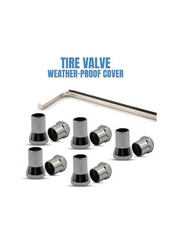 Buy Tire Valve  Weatherproof Cover Style And Protection Tire Valve Cover Caps TVS13 in Saudi Arabia