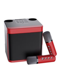 Buy YS 203 Portable Wireless Bluetooth Karaoke Speaker Stereo Bass With Dual Microphones in UAE