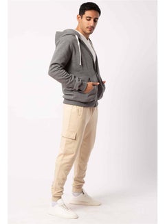 Buy MEN SWEATPANT Side Pockets elastic waist with rope in Egypt