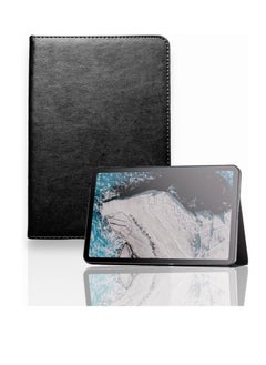 اشتري Front And Back Leather With Inner Silicone Cover For Huawei MatePad SE (10.4 Inch) - Black في مصر