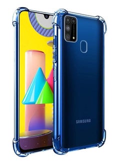 اشتري Samsung Galaxy M31 Case Cover Soft TPU Bumper Corner Silicone Clear Transparent Cover Shockproof Case في الامارات